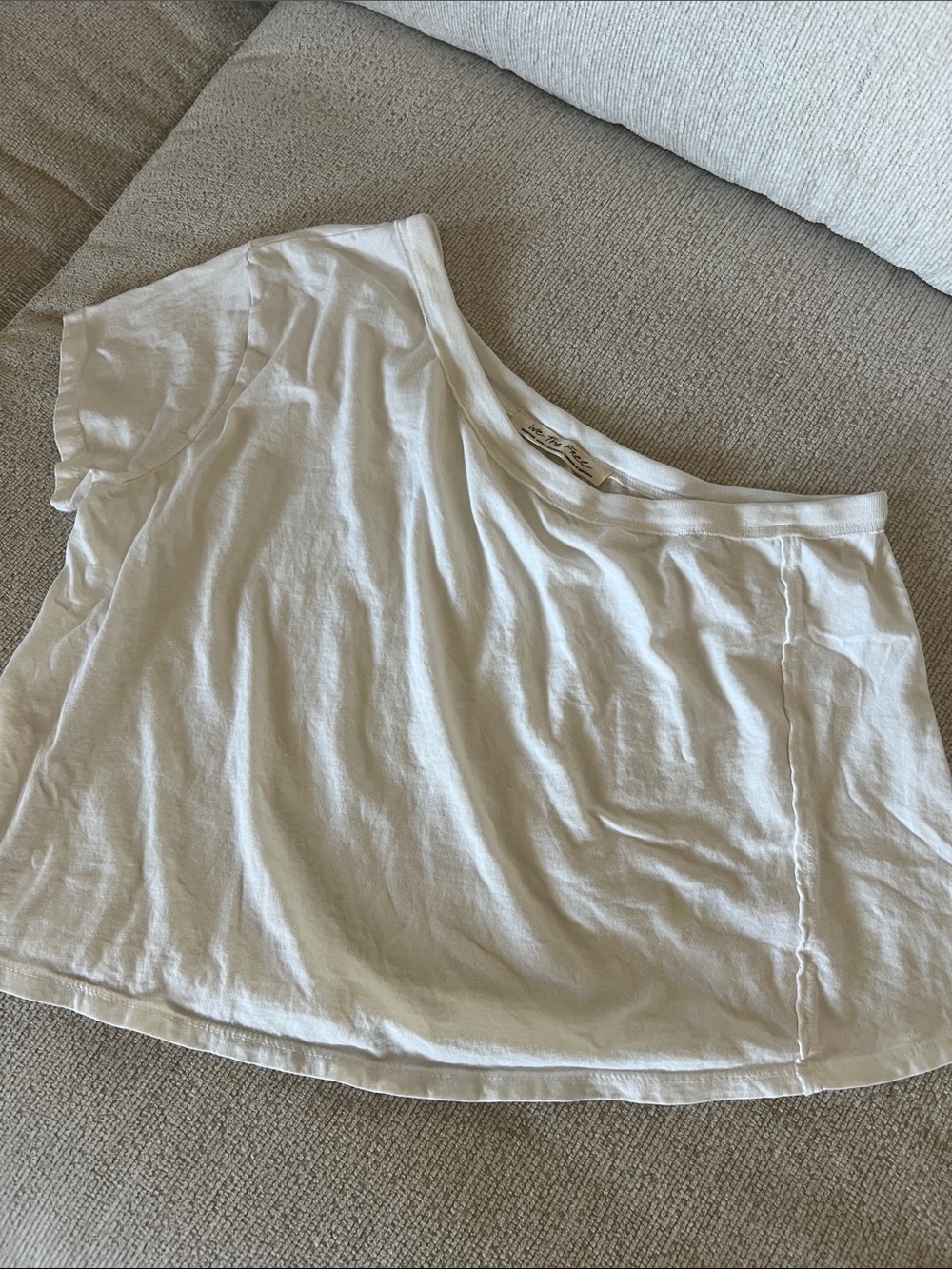 We The Free Off-Shoulder White Tee